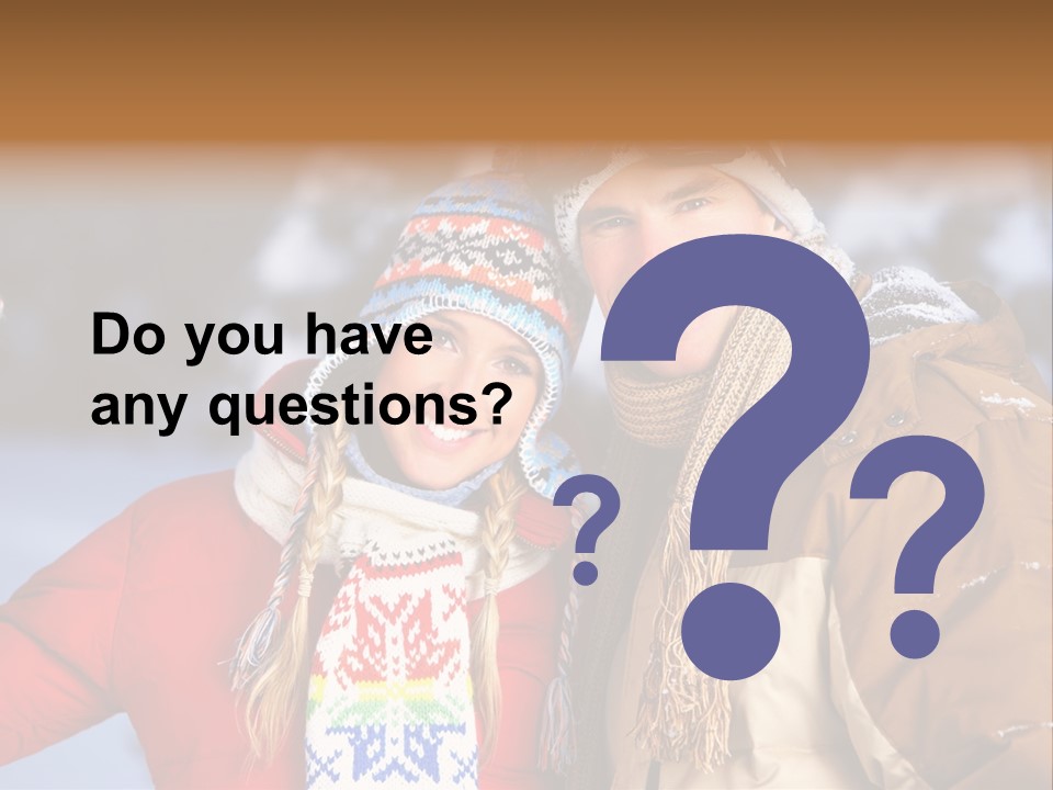 Wintery Winter Weekend PowerPoint Template