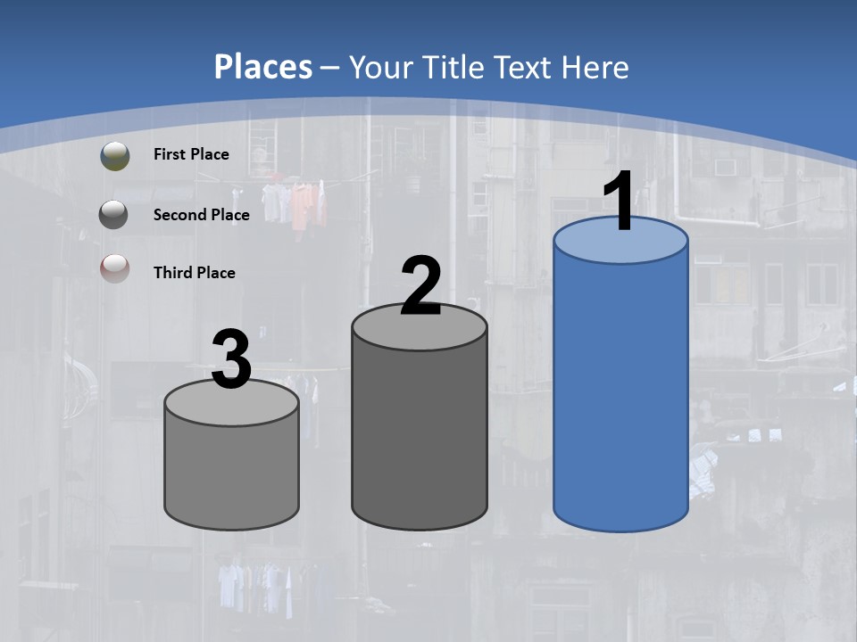 Dirty Worn Dark PowerPoint Template