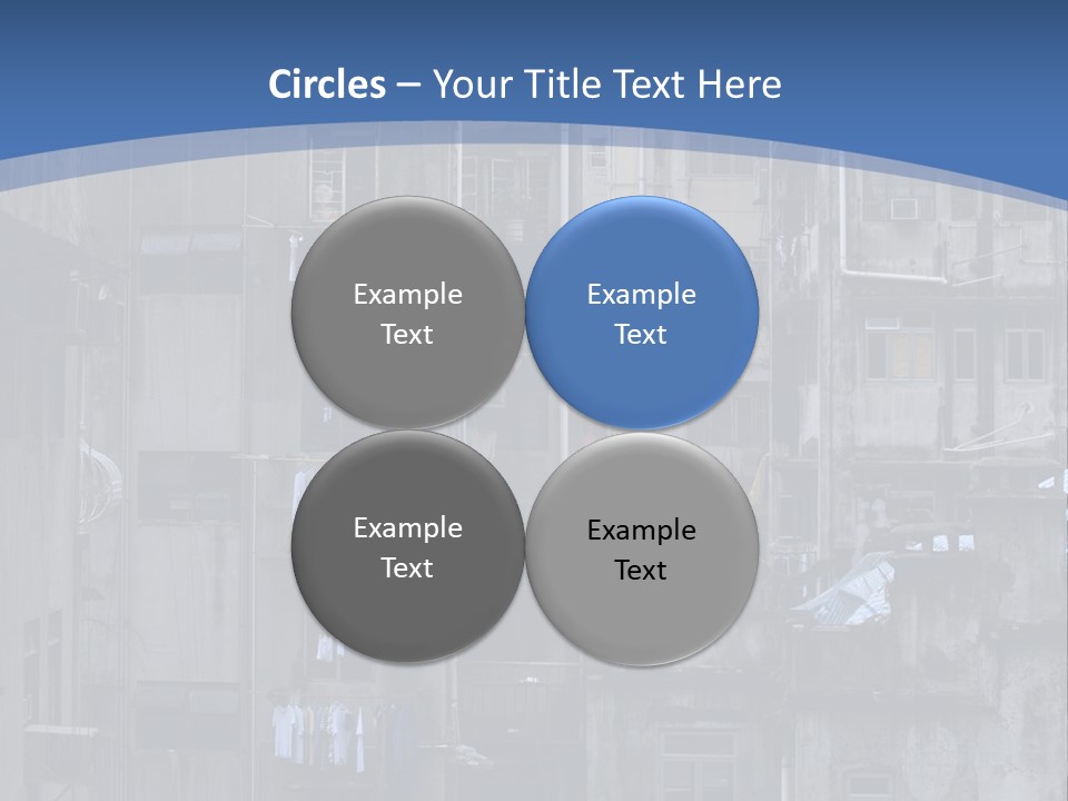 Dirty Worn Dark PowerPoint Template