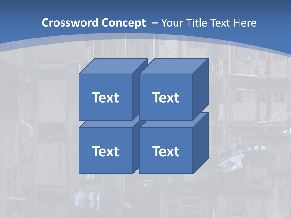 Dirty Worn Dark PowerPoint Template