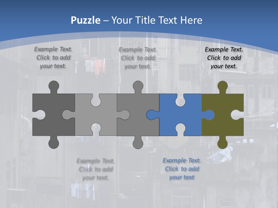 Dirty Worn Dark PowerPoint Template