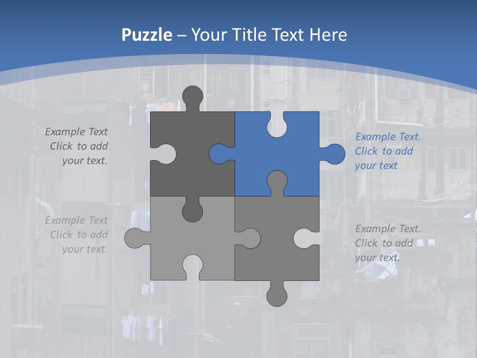 Dirty Worn Dark PowerPoint Template