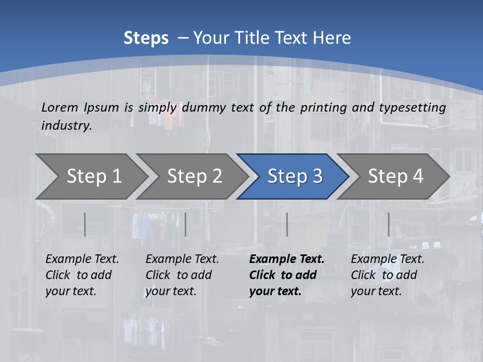Dirty Worn Dark PowerPoint Template