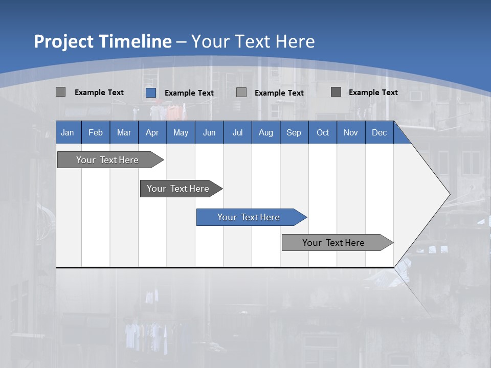 Dirty Worn Dark PowerPoint Template