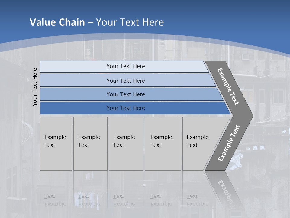 Dirty Worn Dark PowerPoint Template