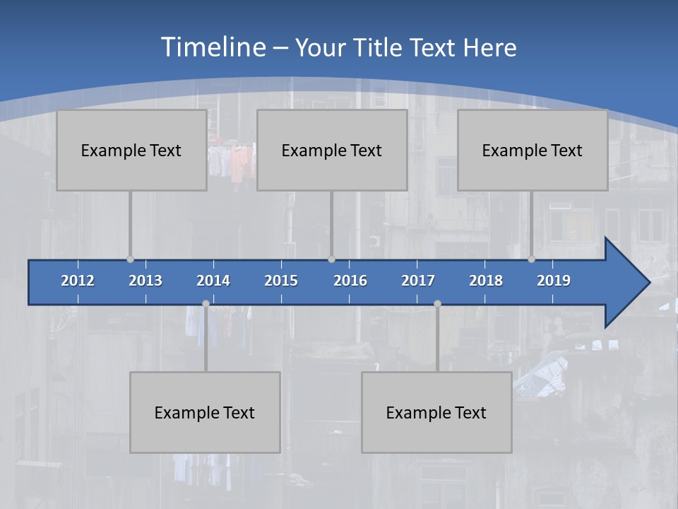 Dirty Worn Dark PowerPoint Template