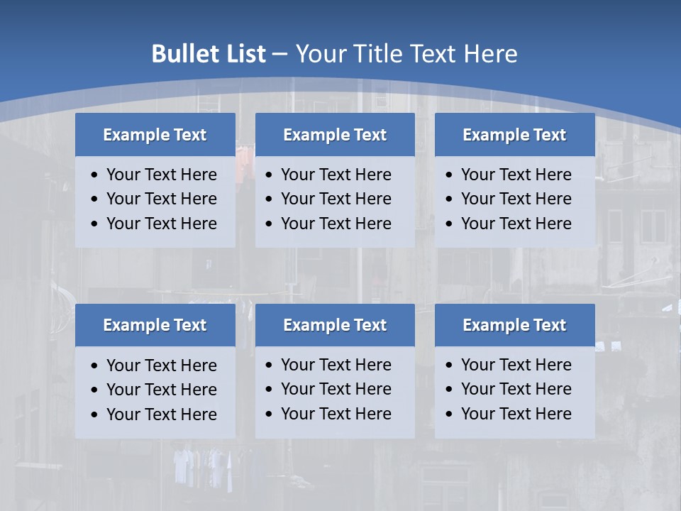 Dirty Worn Dark PowerPoint Template