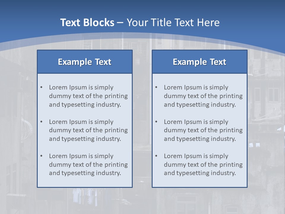 Dirty Worn Dark PowerPoint Template