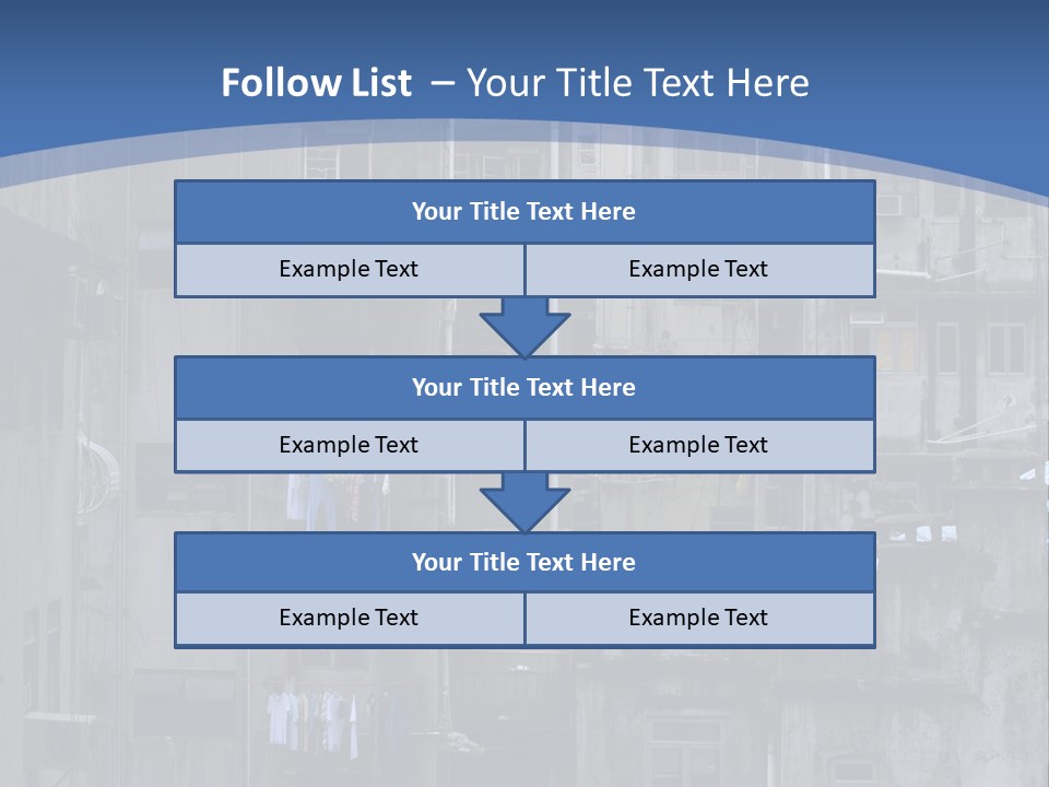 Dirty Worn Dark PowerPoint Template