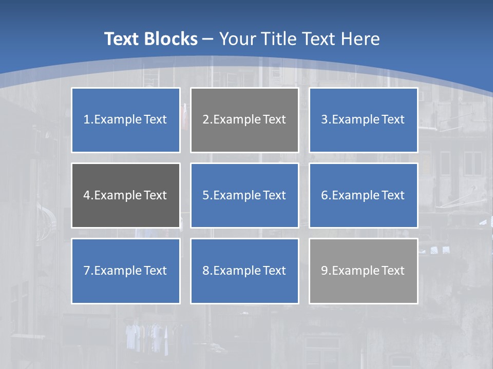 Dirty Worn Dark PowerPoint Template