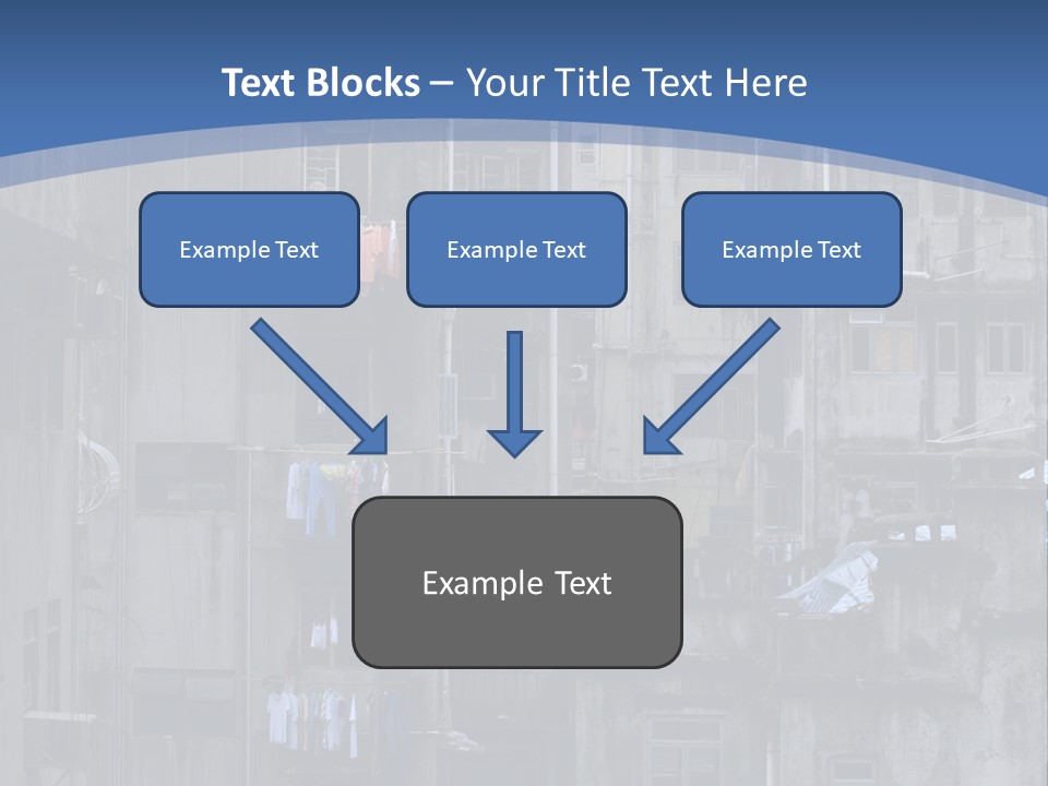 Dirty Worn Dark PowerPoint Template