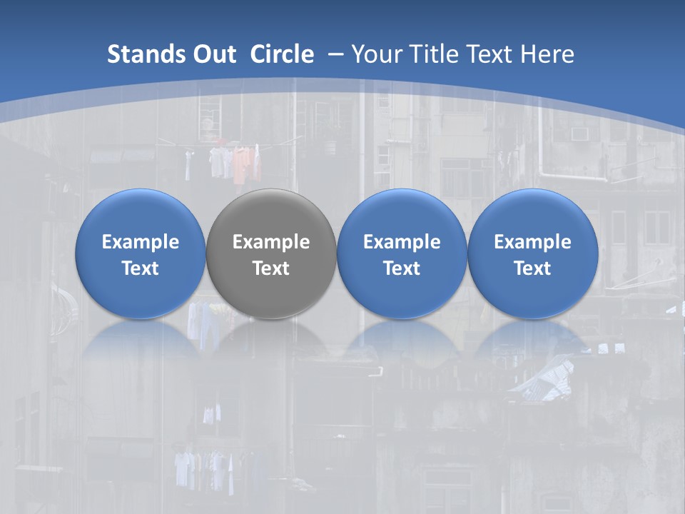 Dirty Worn Dark PowerPoint Template