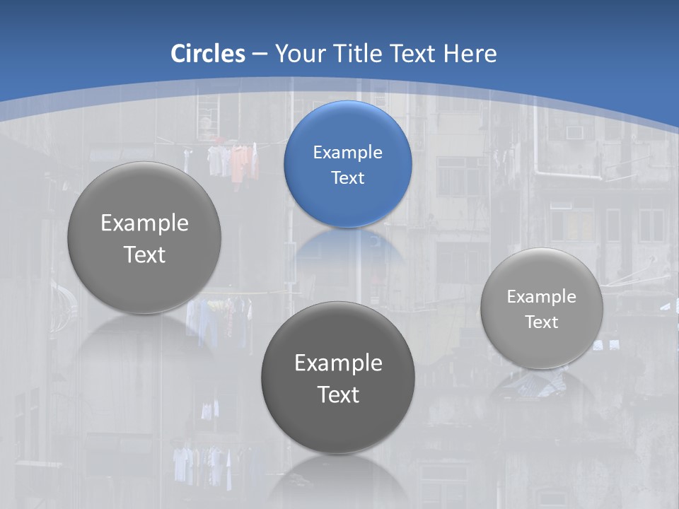 Dirty Worn Dark PowerPoint Template