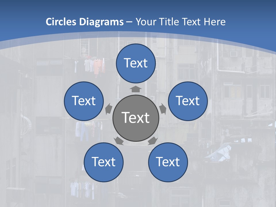 Dirty Worn Dark PowerPoint Template