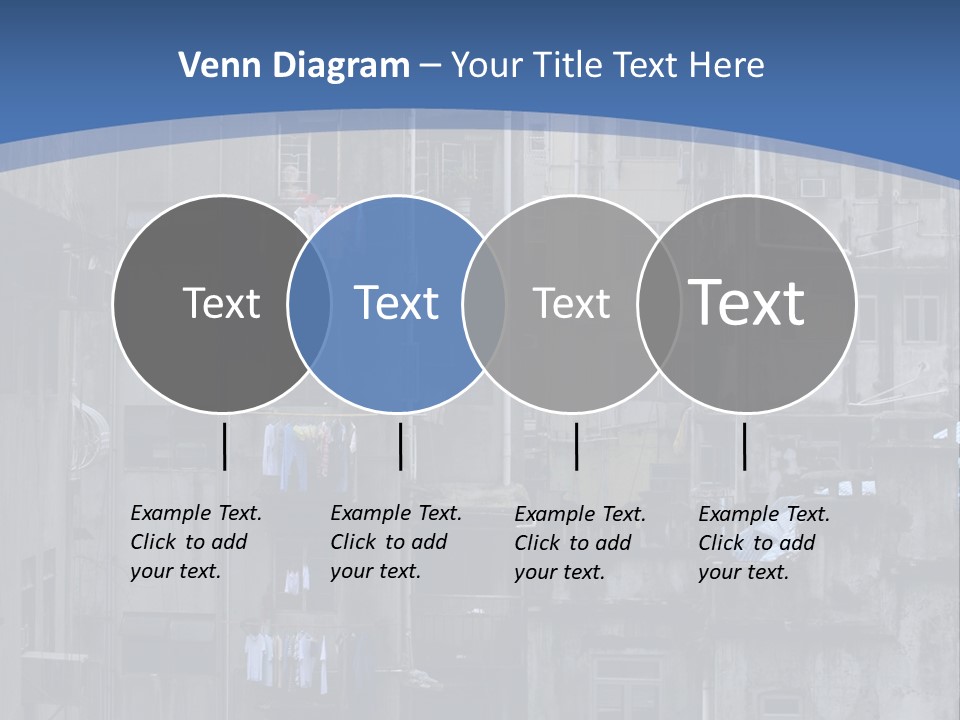 Dirty Worn Dark PowerPoint Template