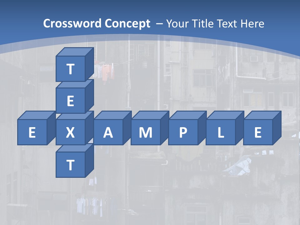 Dirty Worn Dark PowerPoint Template