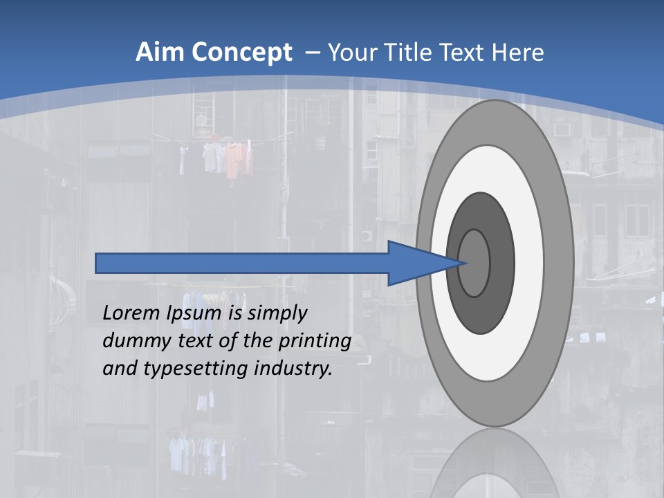 Dirty Worn Dark PowerPoint Template