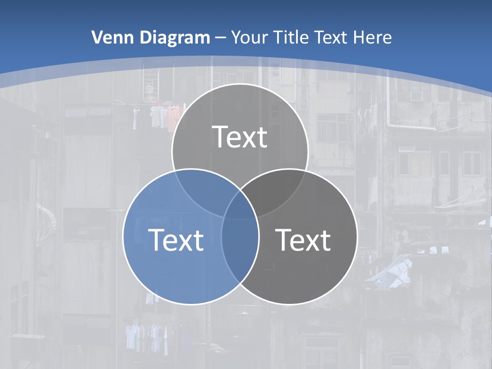 Dirty Worn Dark PowerPoint Template