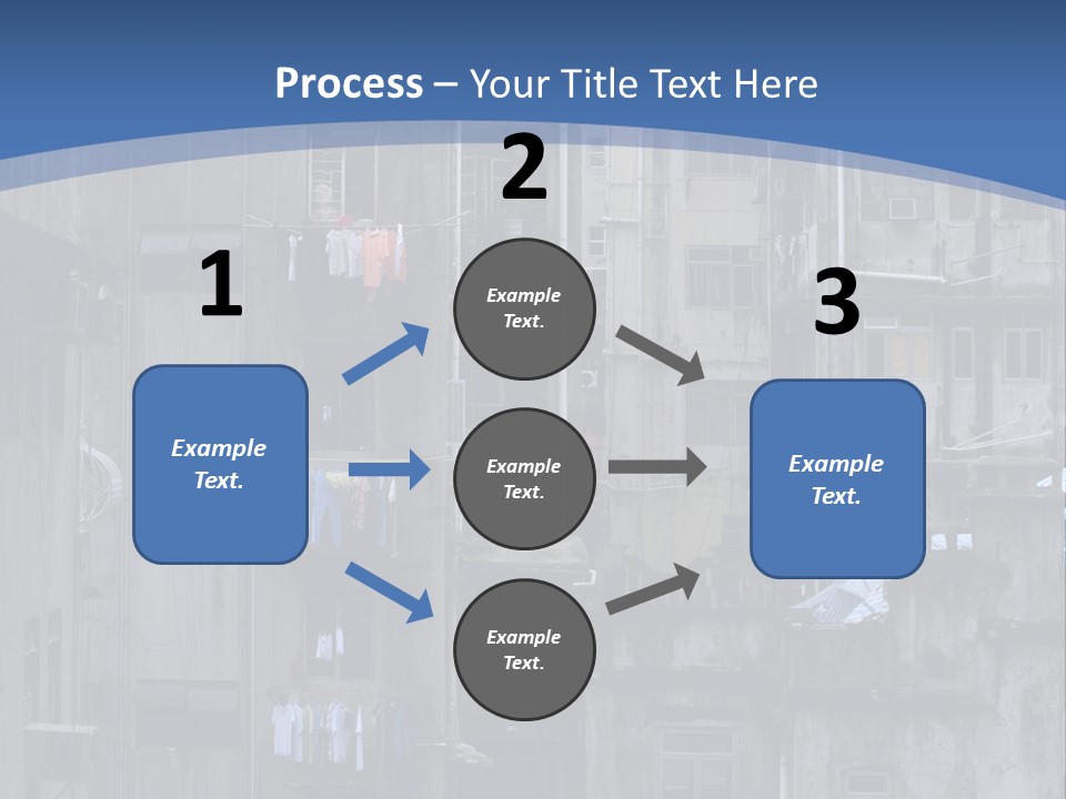 Dirty Worn Dark PowerPoint Template