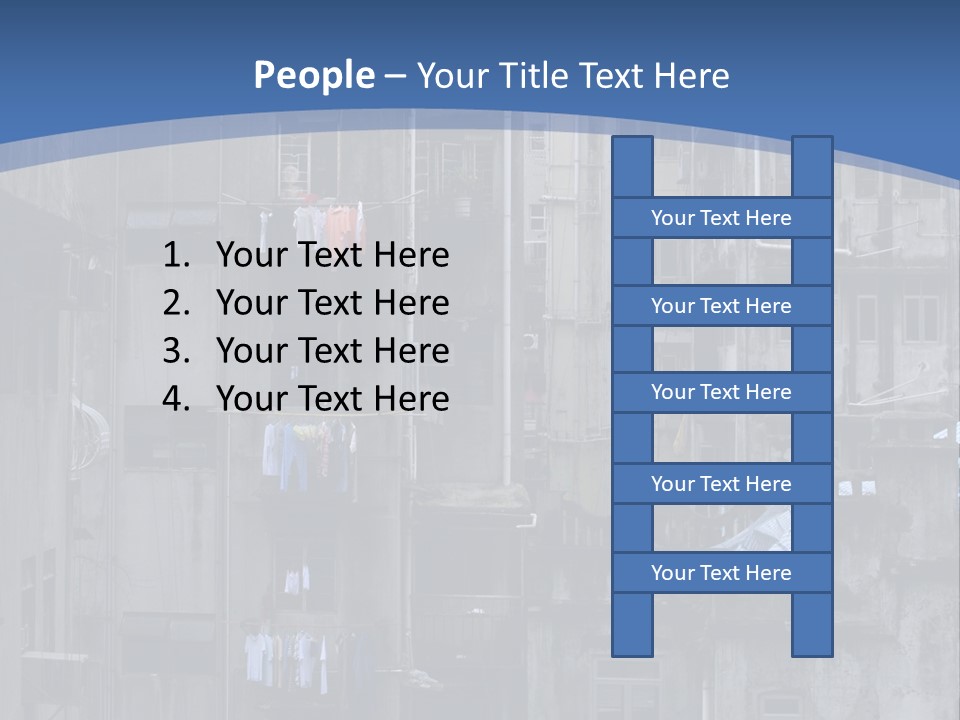Dirty Worn Dark PowerPoint Template