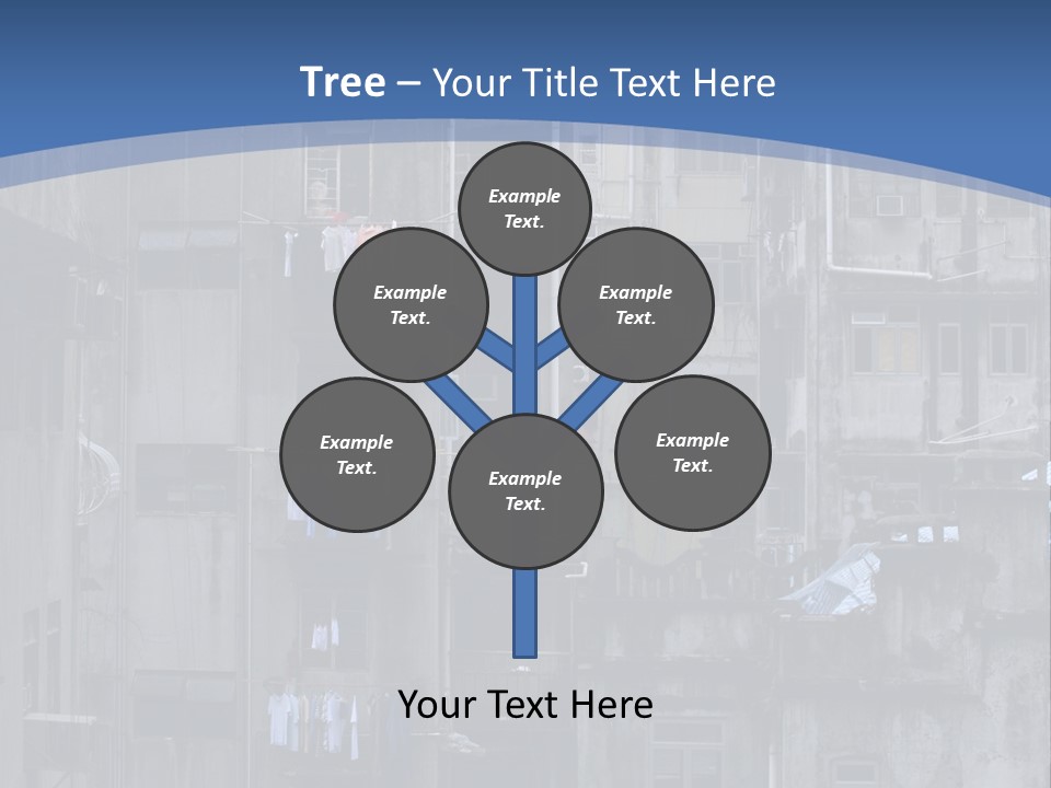 Dirty Worn Dark PowerPoint Template