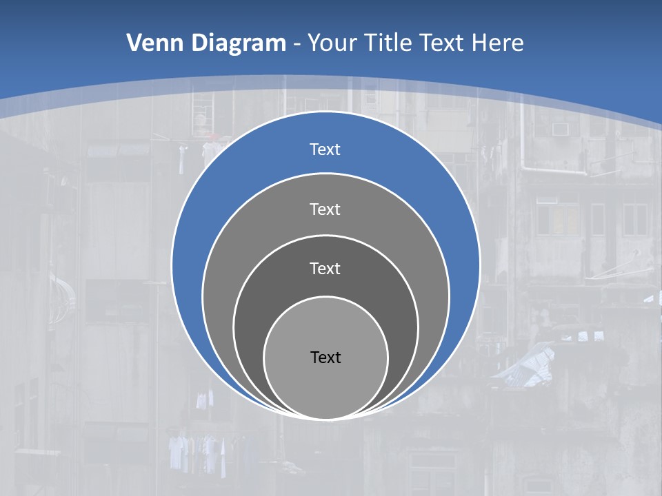 Dirty Worn Dark PowerPoint Template