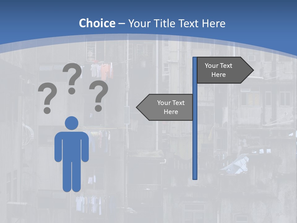 Dirty Worn Dark PowerPoint Template