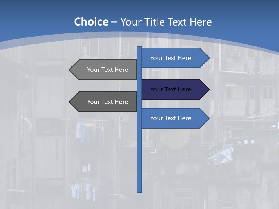 Dirty Worn Dark PowerPoint Template