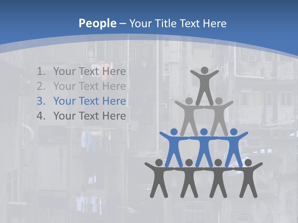 Dirty Worn Dark PowerPoint Template