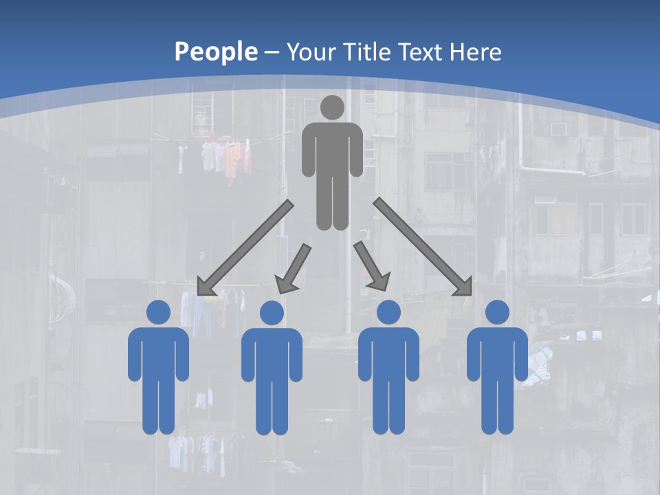 Dirty Worn Dark PowerPoint Template