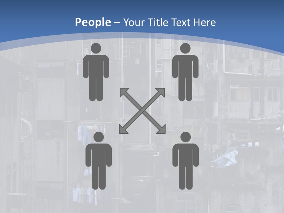 Dirty Worn Dark PowerPoint Template