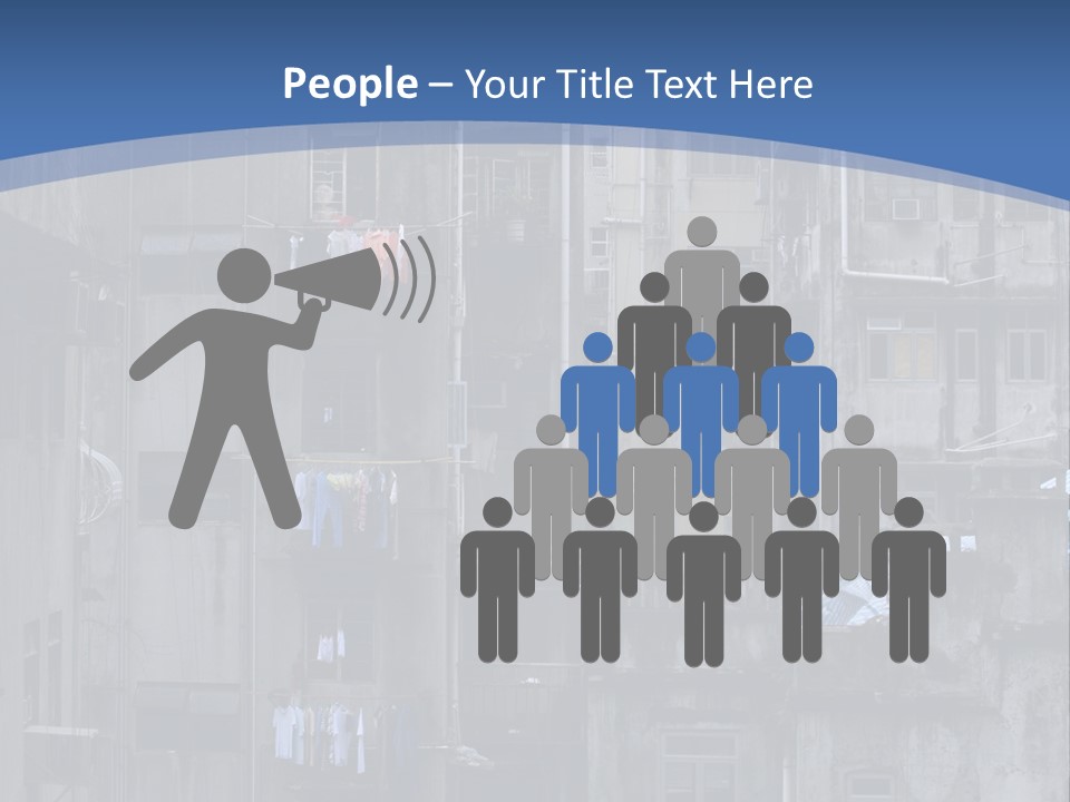 Dirty Worn Dark PowerPoint Template