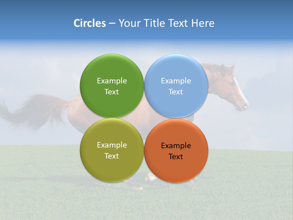 Equestrian Nature Racing PowerPoint Template
