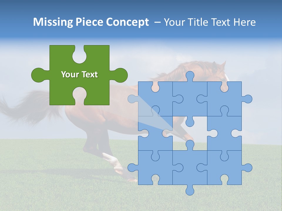 Equestrian Nature Racing PowerPoint Template