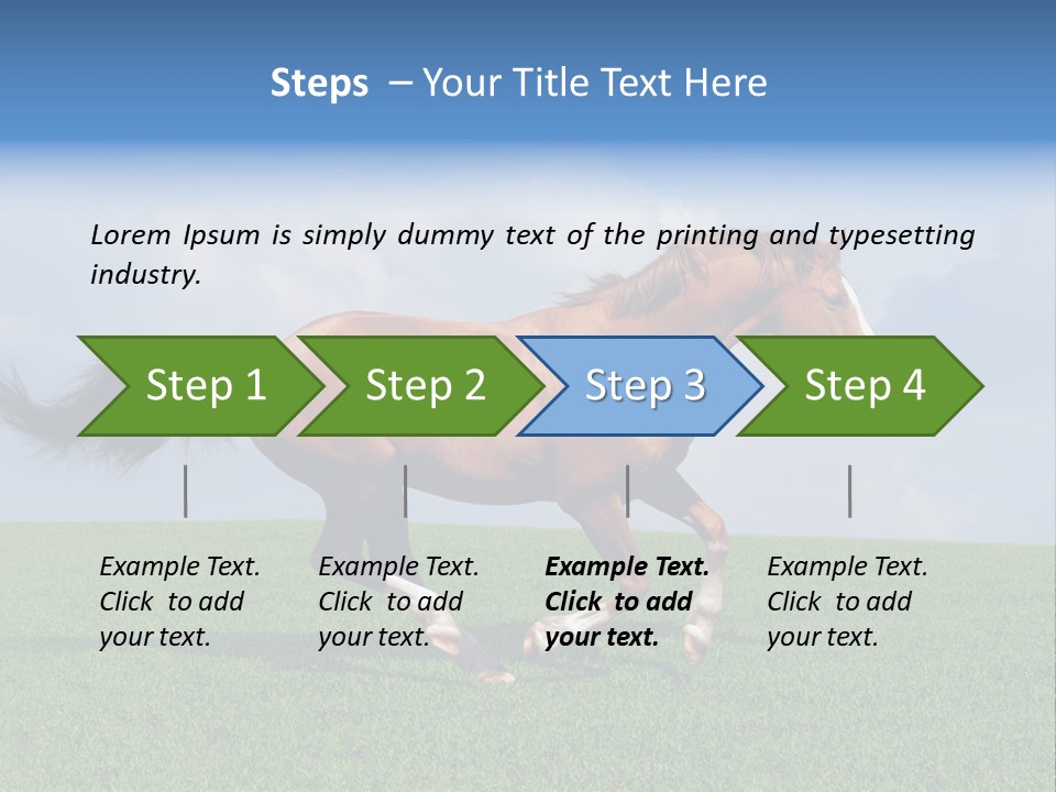 Equestrian Nature Racing PowerPoint Template