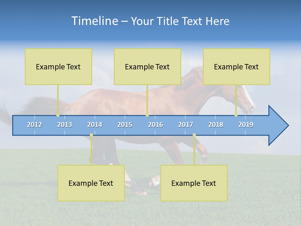 Equestrian Nature Racing PowerPoint Template