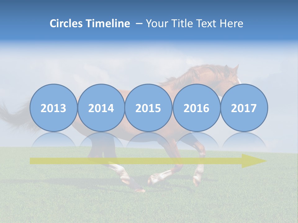 Equestrian Nature Racing PowerPoint Template