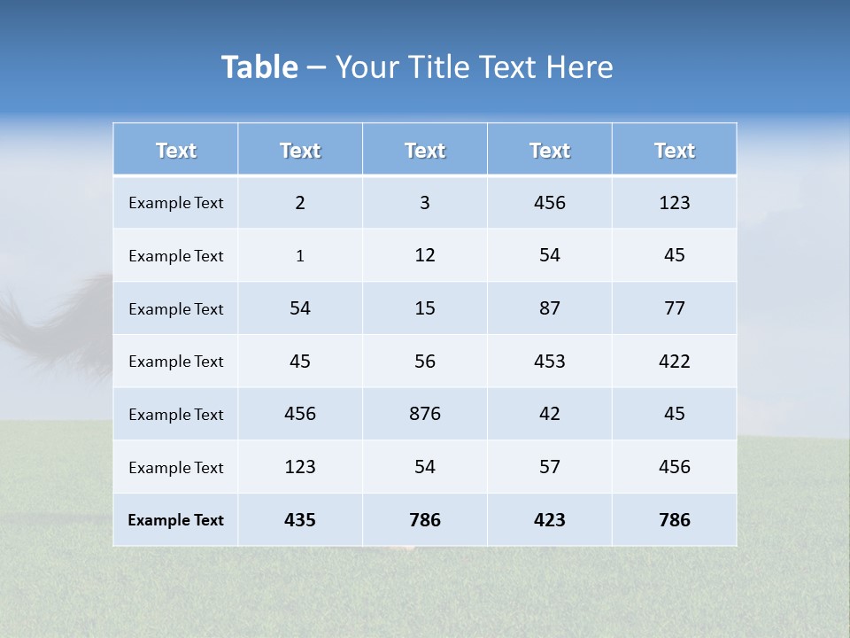 Equestrian Nature Racing PowerPoint Template