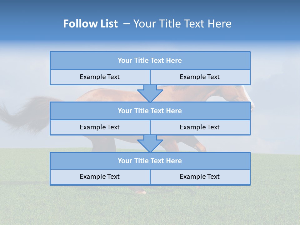 Equestrian Nature Racing PowerPoint Template