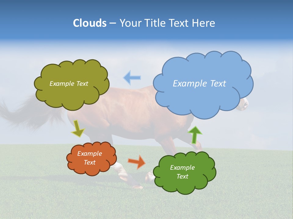 Equestrian Nature Racing PowerPoint Template