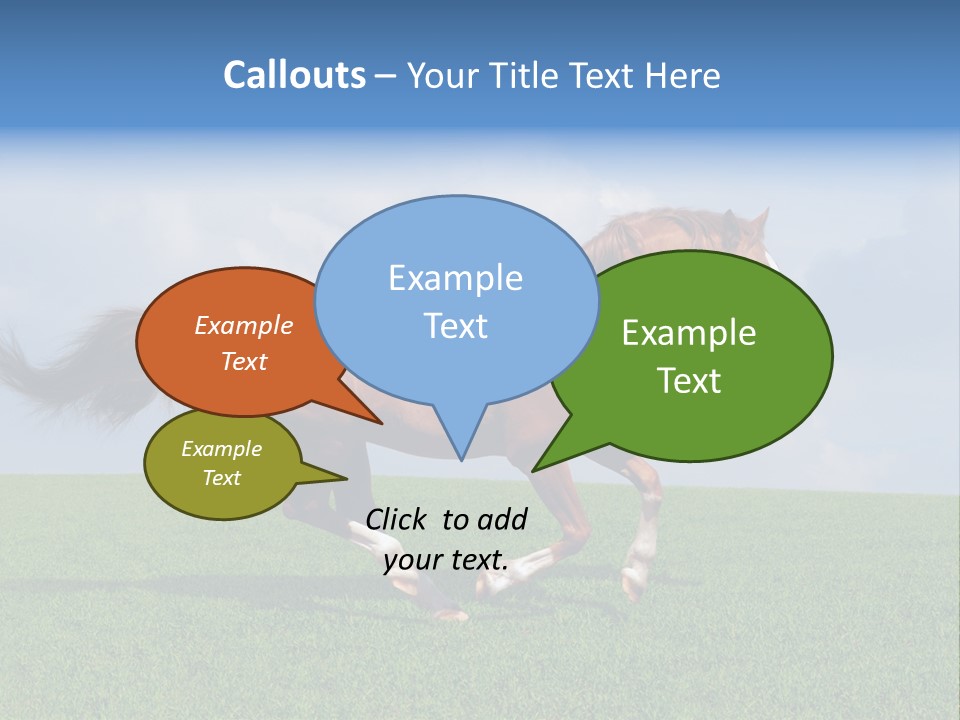 Equestrian Nature Racing PowerPoint Template