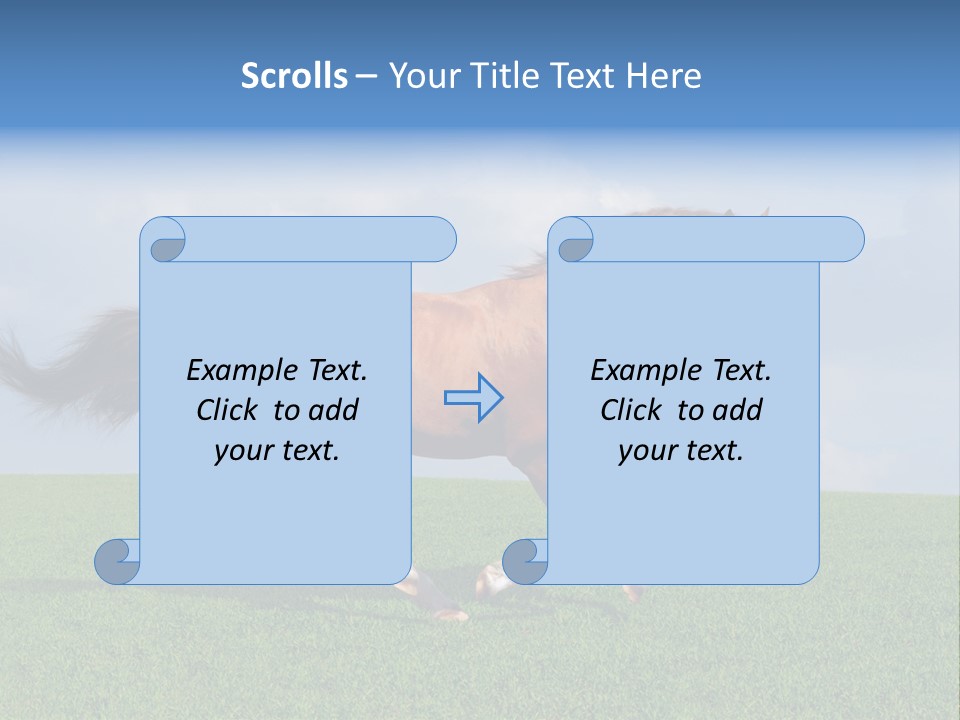 Equestrian Nature Racing PowerPoint Template