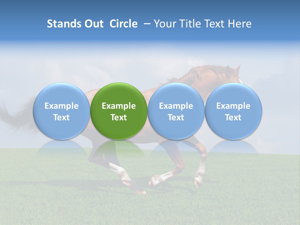 Equestrian Nature Racing PowerPoint Template