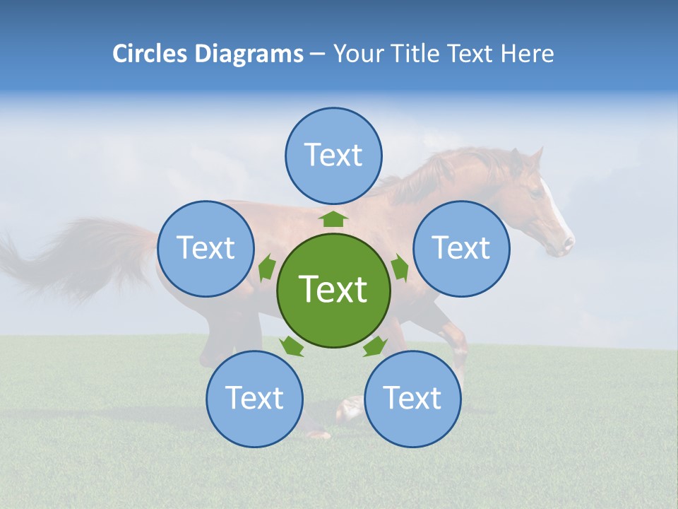 Equestrian Nature Racing PowerPoint Template