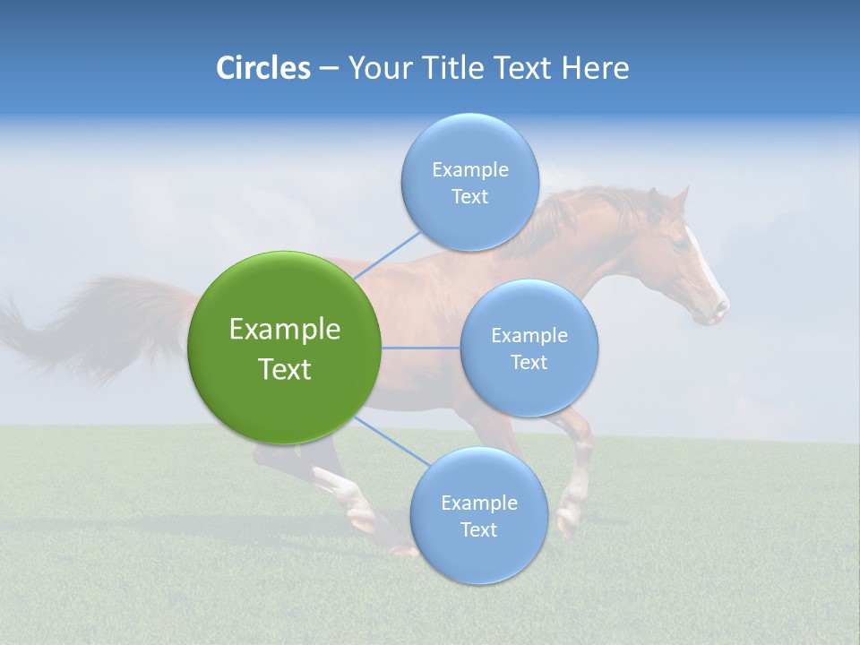 Equestrian Nature Racing PowerPoint Template