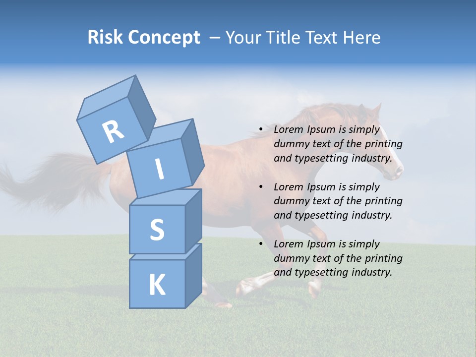 Equestrian Nature Racing PowerPoint Template