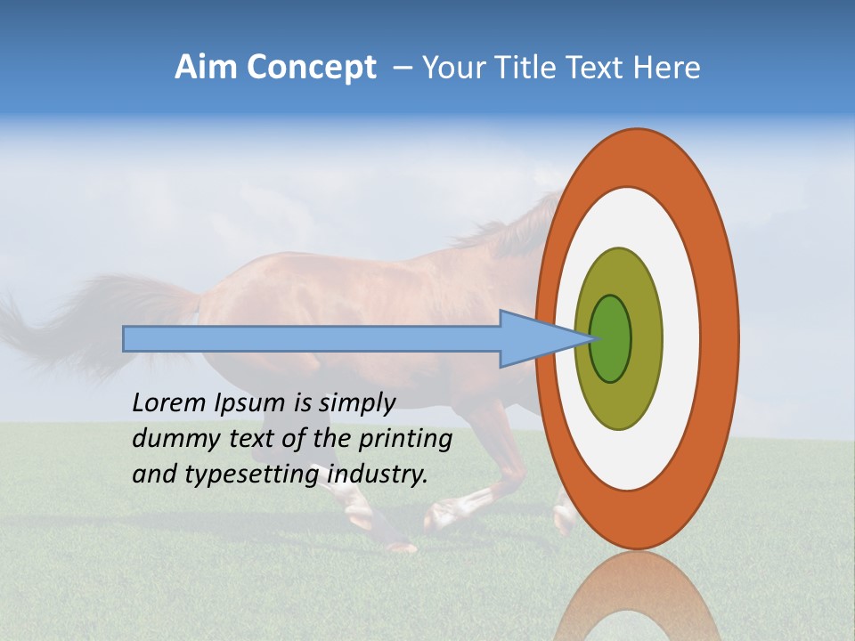 Equestrian Nature Racing PowerPoint Template