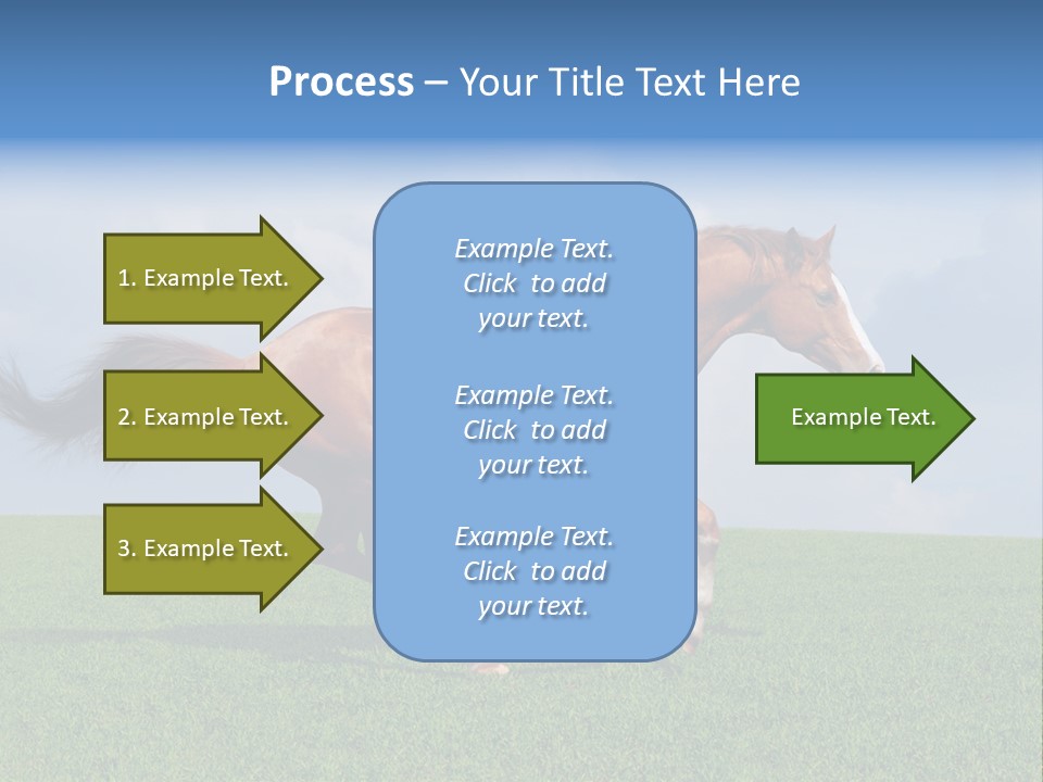 Equestrian Nature Racing PowerPoint Template