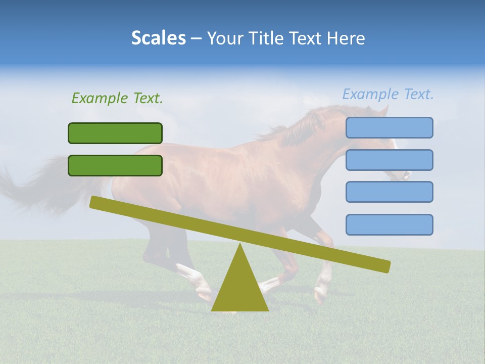 Equestrian Nature Racing PowerPoint Template
