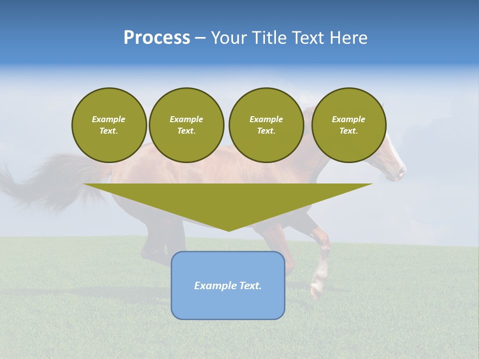 Equestrian Nature Racing PowerPoint Template